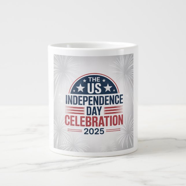 La tasse de café de la fête de l'Indépendance des  (Devant)