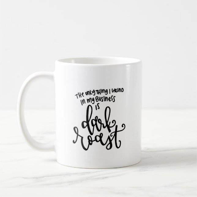 La tasse de café de morcellement (Gauche)