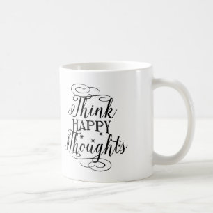 La tasse de café de typographie, pensent des