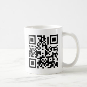 La tasse de café du cube en QR