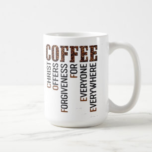 La TASSE de CAFÉ le Christ offre la rémission po