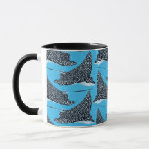 La tasse de café repérée d'aigle de mer