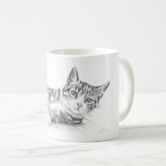 La tasse de chat, tasse d'art de chat, amoureux de