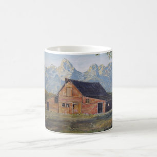 La tasse de grange de montagne rocheuse