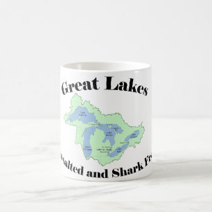 La tasse de Great Lakes non salée et le requin