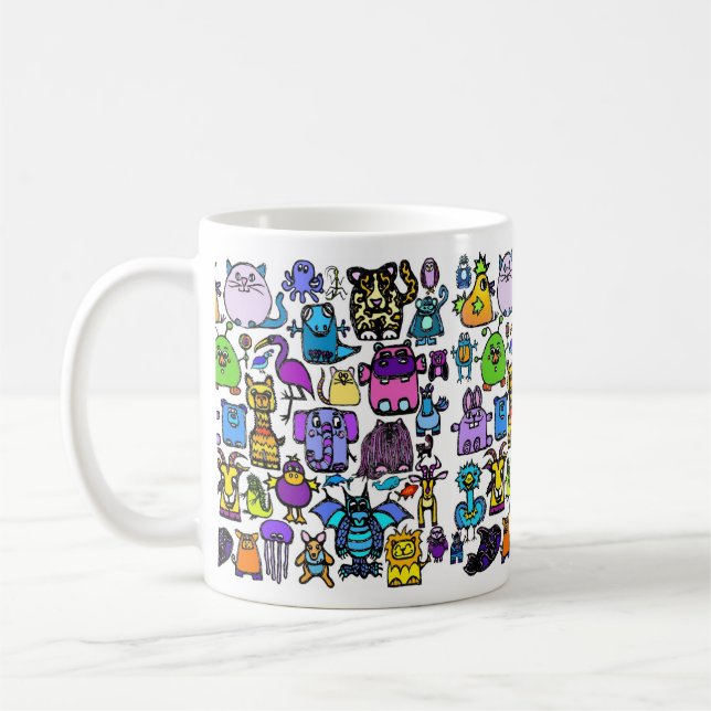 "la tasse de livre d'alphabet" - (Gauche)