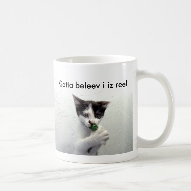 La tasse de lolcat de Kiko "a obtenu à la bobine (Droite)