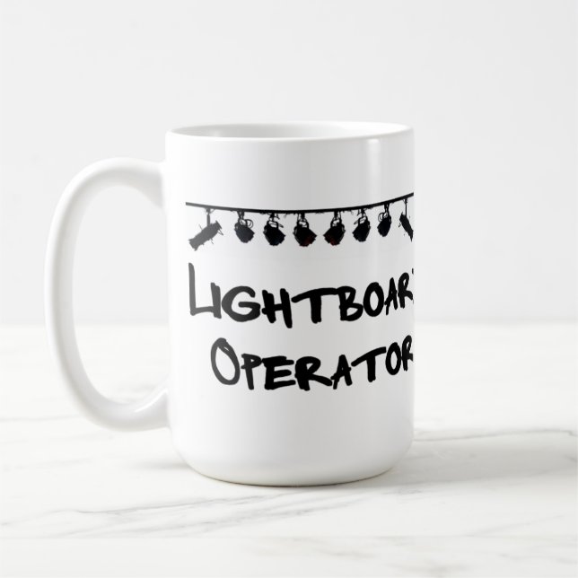 La tasse de l'opérateur de Lightboard (Gauche)