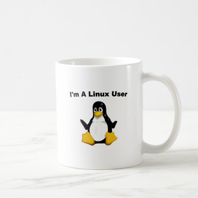 La tasse de l'utilisateur final de Linux (Droite)