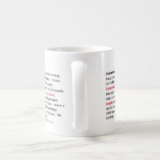 La tasse de manifeste de couples