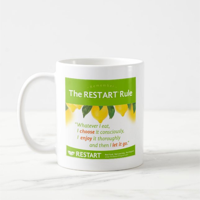 La tasse de règle RESTART (Gauche)