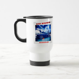 La tasse de voyage avec la guerre Syntaire