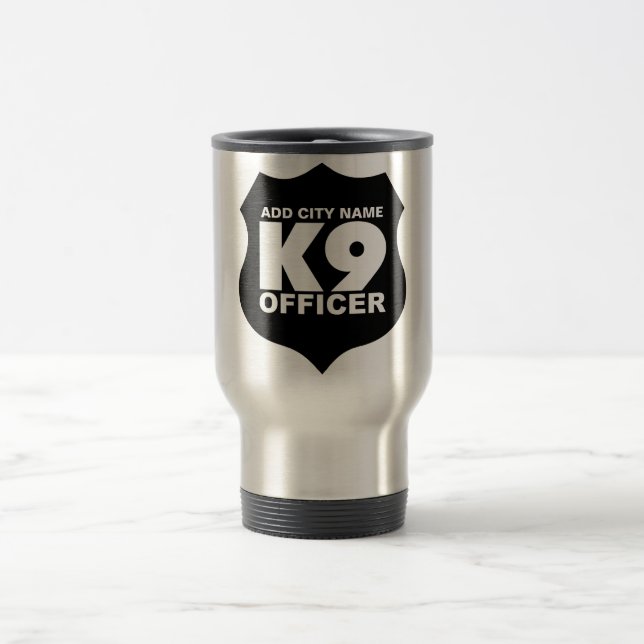 La tasse de voyage du dirigeant K9, AJOUTENT le (Centre)