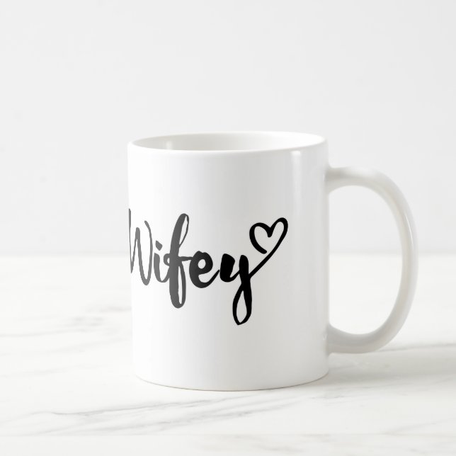 la tasse de wifey, tasse personnalisée de wifey, (Droite)