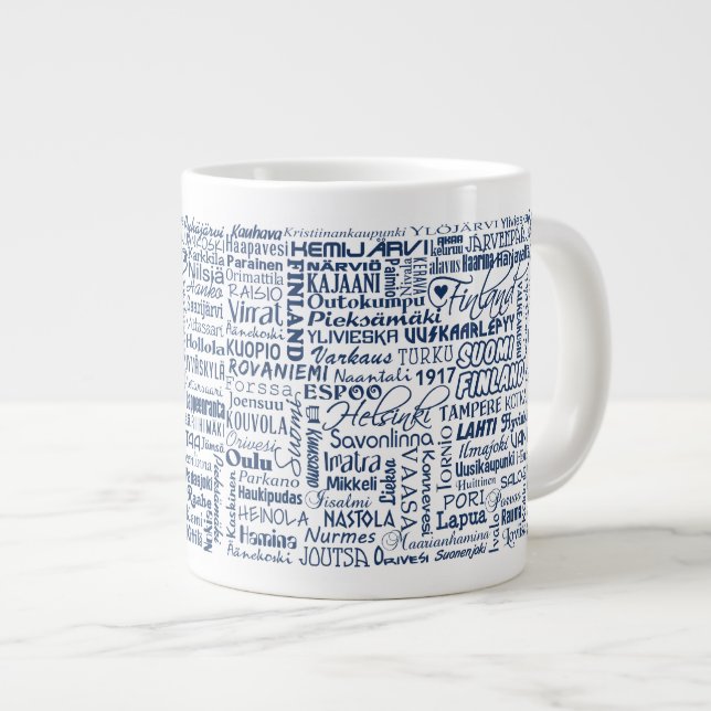 La tasse des villes de Finlande (Devant droit)