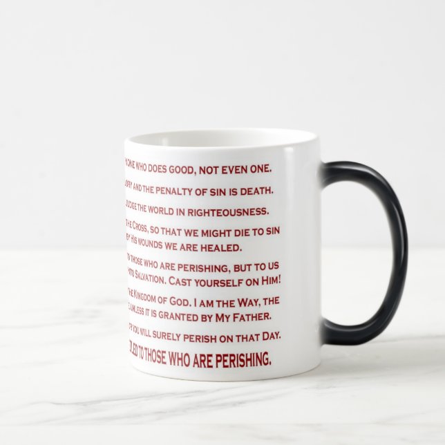 La tasse d'évangélisation (Droite)