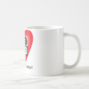 La tasse du collecteur de bouton (bonne ou gauche