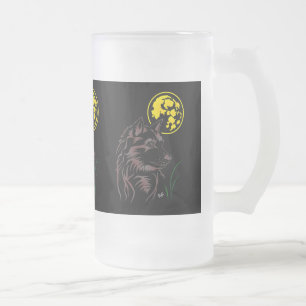 La tasse du jeune loup rêveur