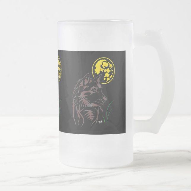 La tasse du jeune loup rêveur (Droit)
