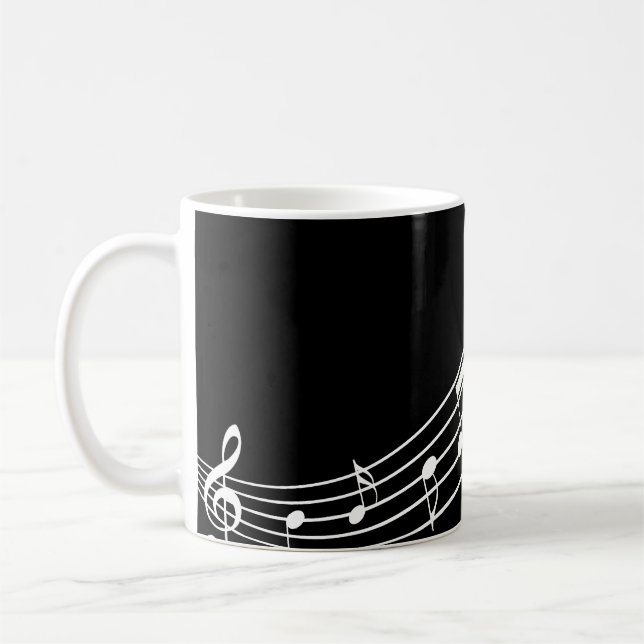 La tasse du musicien onduleux de personnels de (Gauche)