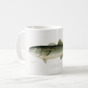 La tasse du pêcheur de bars bleus