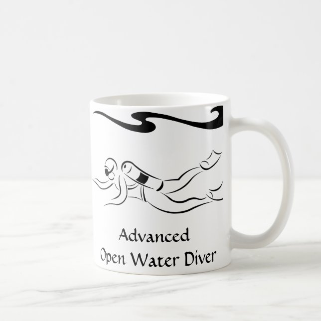 La tasse du plongeur avancé d'eau libre (Droite)