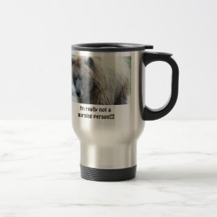 La tasse du voyageur désagréable d'ours