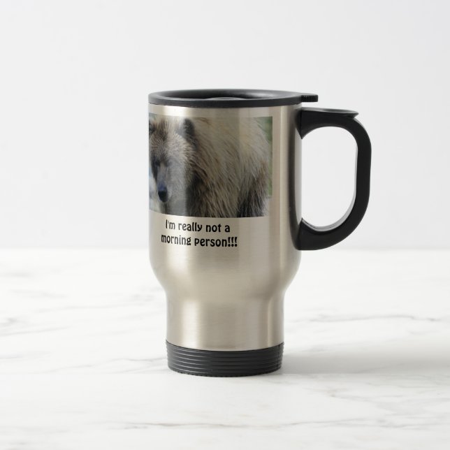 La tasse du voyageur désagréable d'ours (Droit)
