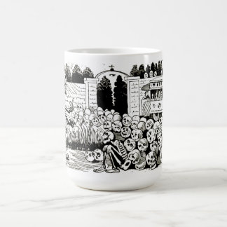 La tasse électrique grande de crâne