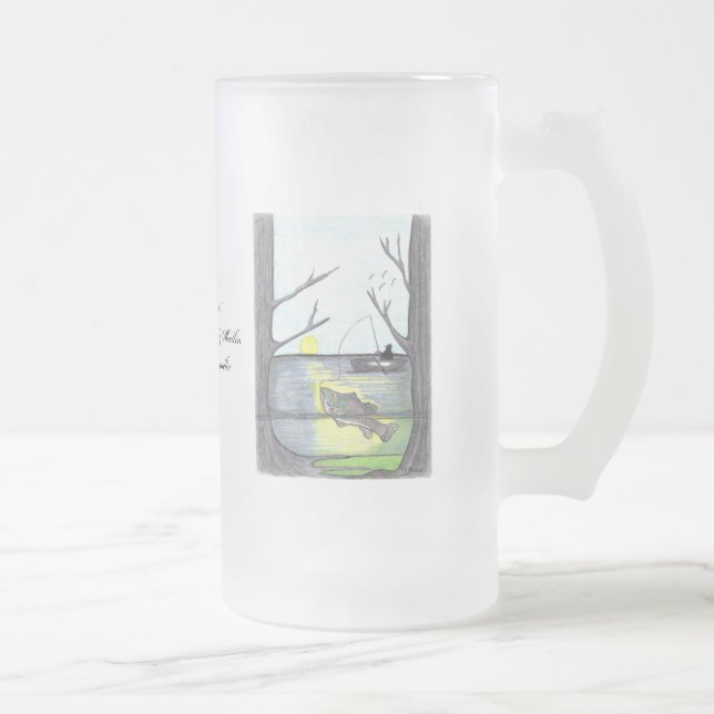 La tasse en verre givré de pêcheur…… (Droit)
