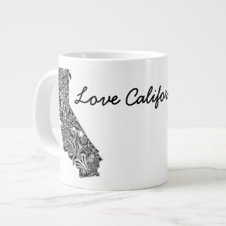 La tasse enorme "de la Californie d'amour"