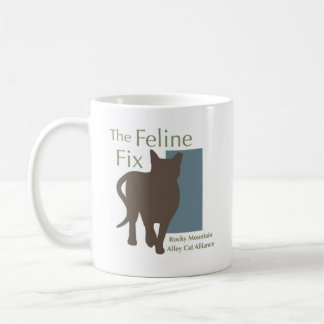 La tasse féline de logo de difficulté