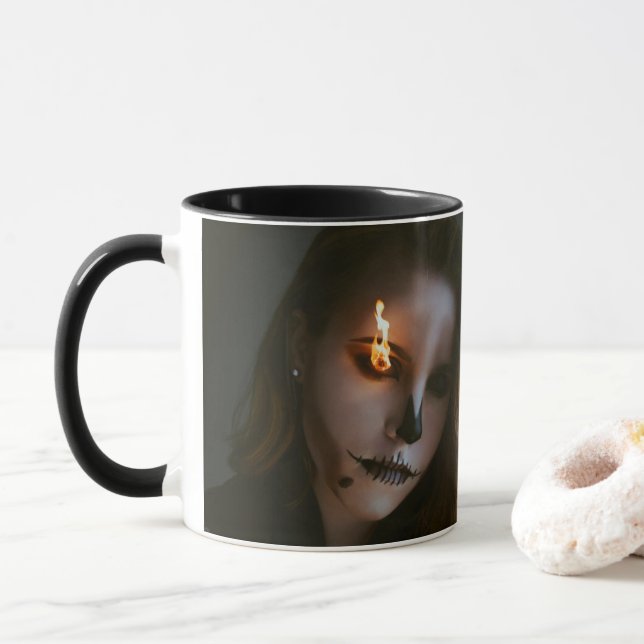 La tasse Halloween du malin (Avec donut)