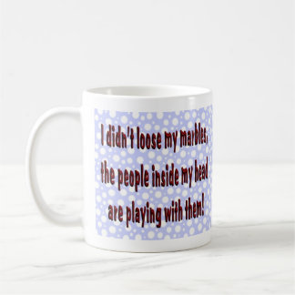 La tasse humoristique drôle de tasse de café a