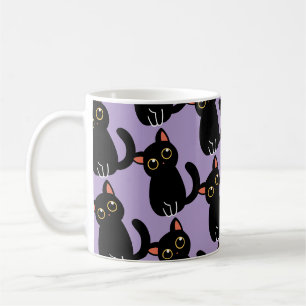 La tasse la plus mignonne de chat noir, cadeau pou