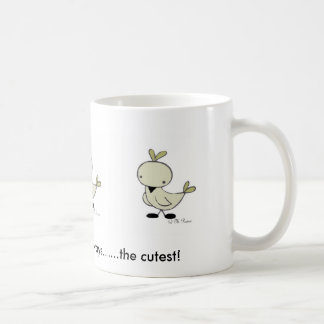 La tasse la plus mignonne d'oiseau tôt