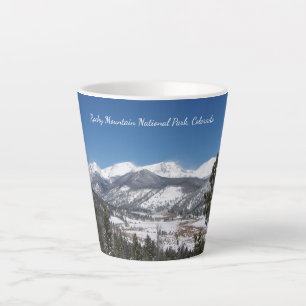 La tasse latte du parc national des Rocheuses