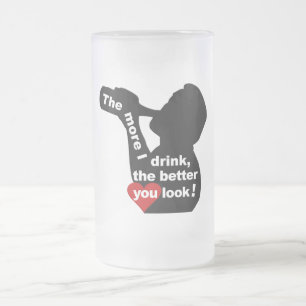 La tasse More I Drink - choisissez style & couleur