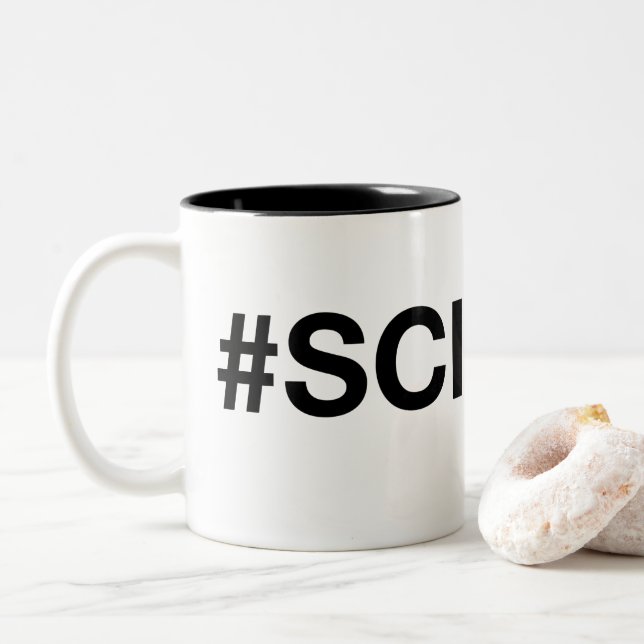 La tasse nerd libre de #Science de gluten (Avec donut)