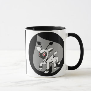 La tasse noire et blanche de Dears de