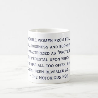 La tasse notoire de citation de RBG