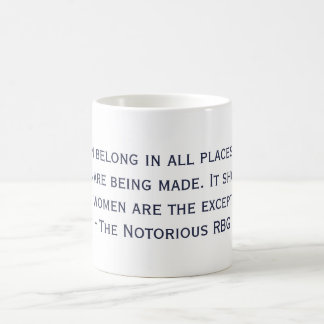 La tasse notoire de citation de RBG