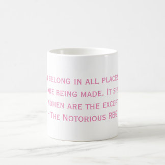 La tasse notoire de citation de RBG