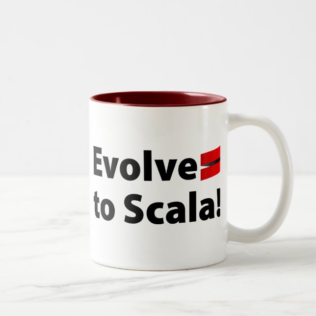 La tasse ou le Stein de Scala, évoluent le logo (Droit)