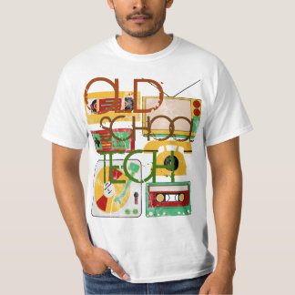 La technologie de vieille école colore le T-shirts