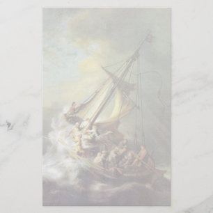 La Tempête Sur La Mer De Galilée. Par Rembrandt Va