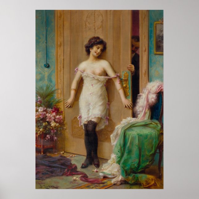 La tentation de Hans Zatzka - poster (Devant)