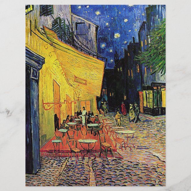 La terrasse du café sur la place du forum, Arles,  (Devant)