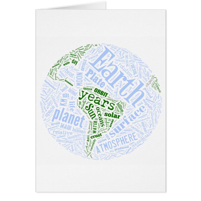 La terre dans Tagxedo (Devant)