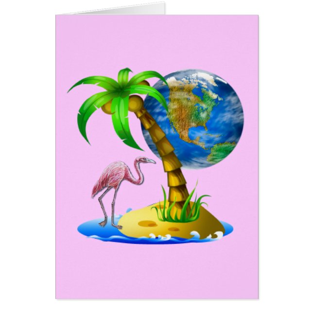 La terre de Flamant rose (Devant)